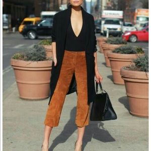 Express suede culottes